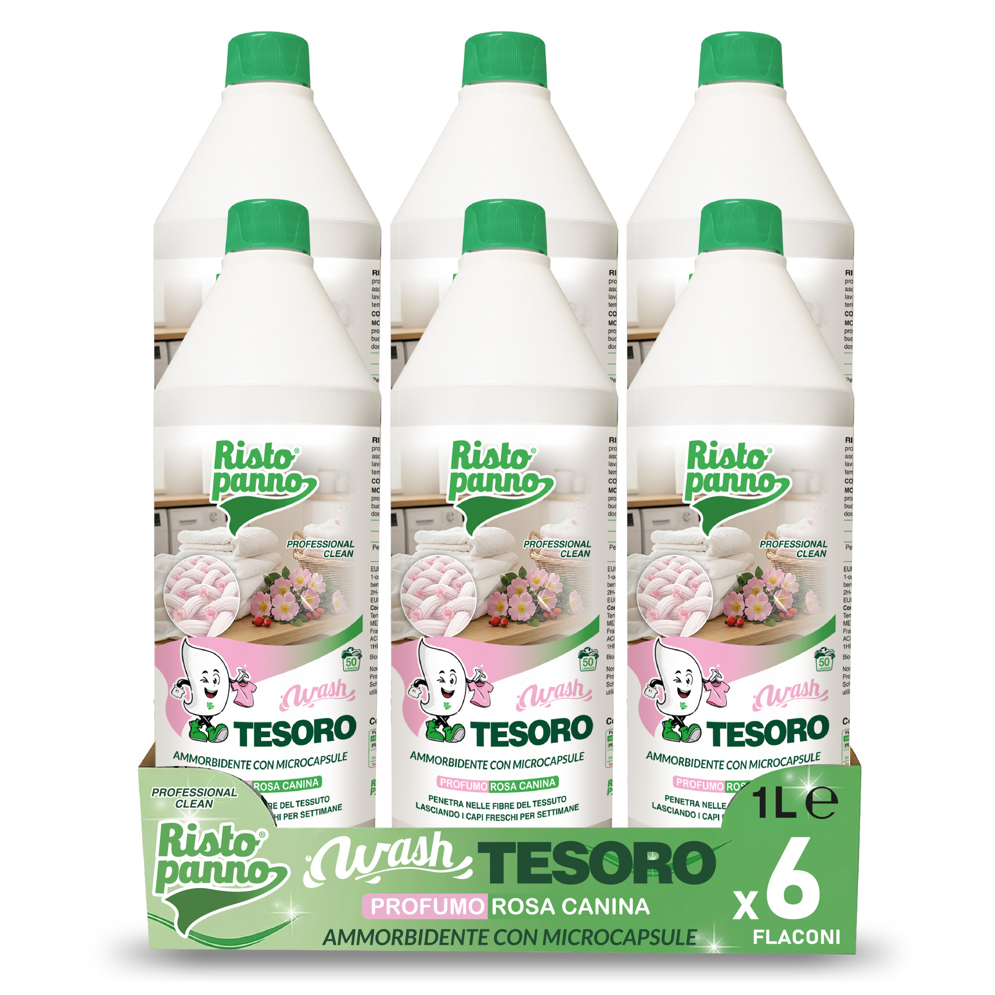 Wash Tesoro Rosa Canina 1 Lt - immagine 6