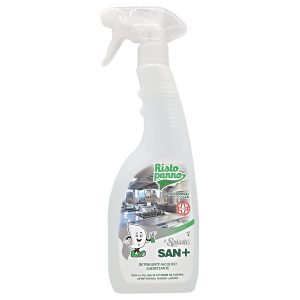 Splash San+ 750 ml, fronte del flacone con l’etichetta