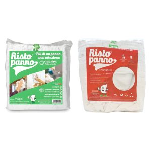 Kit pulizia pizzeria: una confezione di Ristopanno Classic 9 kg e una di Ristopanno Lo Spugnoso 8 kg